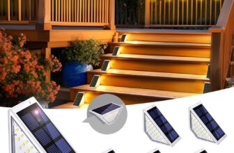 6 Pack Solpex Solar Step Lights Waterproof,
