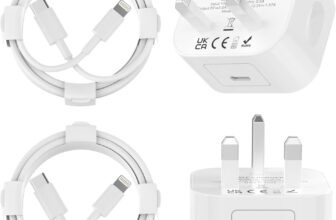 SB C Plug for iPhone Charger [Apple MFi Certified] 20W USB C Fast Charger Plug UK Power Adapte with 6FT Type C to Lightning Cable Compatible for iPhone 14 13 12 11 Pro Max XS XR X XS SE 8 7 Mini,iPad