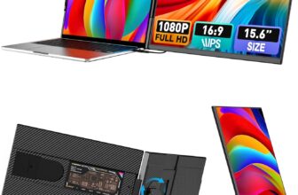 Laptop Screen Extender Monitor, 15.6″ Dual Monitor Laptop Extender