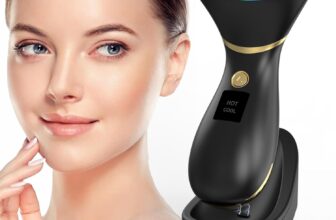 Face Massager Electric,7 Color Light Therapy Wand,3 Modes 45°C HOT/5°C Cold Microcurrent Face Lift Device,Face Sculpting Device with Vibrating,EMS Toning Firming for Enhanced Neck and Shoulder Care