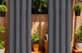 50% OFF 2 Panels Outdoor Curtains Waterproof