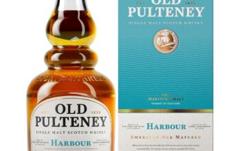 35% OFF Old Pulteney Harbour Single Malt Scotch Whisky, 40% ABV, 70cl, Aged in American Oak Ex-bourbon Casks, Distilled & Matured by the Sea, Highland Coastal Style