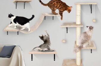 Cat Tree, MASTERTOP 4 in 1 Cat Scratching Post with Tower