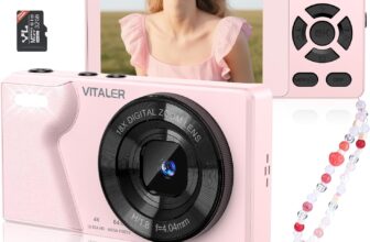 60% OFF Digital Camera 4K 64MP Compact Camera with Dual Lens