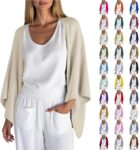 50% OFF Uwdiohq Cardigans for Women UK Linen 3/4 Sleeve Open Front Loose Cover Ups