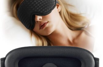 Save 50% Sleep Mask, Eye Mask, Zero Eye Pressure Sleeping Eye Mask- 100% Blackout 3D Sleep Masks for Men & Women- Eye Masks for Sleeping Suitable for Travel