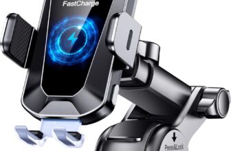 40% off EOIWUY Car Phone Holder Wireless Charger, [Auto Alignment] 15W Fast Wireless Car Charger, [Enhanced Rotatable Suction Cup] Car Phone Mount Charger for iPhone Pro Max/16/15/14, Galaxy S25 Ultra/S24/S23