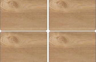 53% OFF Creative Tops Oak Veneer Placemats – Set of 4