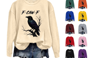f caw f Long Sleeve Sweashirt for Women