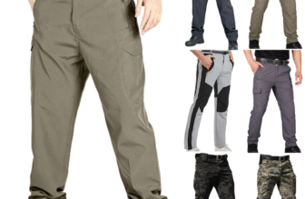 Men’s Waterproof Trousers Lightweight Breathable Rain Overtrousers