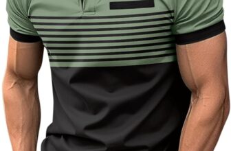 Polo T Shirt for Men Golf Tops for Men Golf Shirts Mens UK,