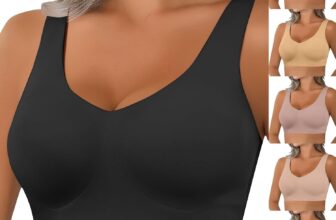 50% OFF Cocila Wireless Bras for Women UK Stretch Comfort Valueweight Yoga Essentials Bra Sleep Yoga Daily Wear Lightweight Running Sports Inner Fixed Cup Womens Underwear and Bras S-2XL