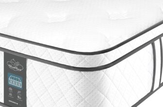 50% OFF King Size Mattress，10 Inch Hybrid Memory Foam & Spring Mattress, Breathable Foam Medium Firm with Individually Pocket Spring 150x200x25CM