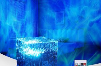 50% OFF LETOUR Ocean Wave Lamp 16 Colors Galaxy Projector Night Light Sensory Lights with Remote Control Luminorthe Cube Northern Projector Lamp for Party/Gaming Room/Bedroom [Energy Class A+++]