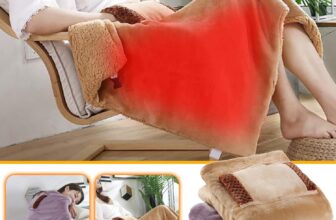 50% OFF Electric Heated Throw Blanket, Fleece Electric Blanket, Office nap electric blanket (Single)