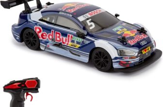 CMJ RC Cars Audi RS5 DTM Officially Licensed Remote Control Car 1:24 Scale 2.4Ghz Red Bull (1:24 Audi DTM)