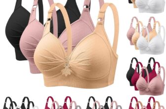 3 Pack Bras for Women Sexy Deep V and Coverage Comfy Ladies Bras Sexy Floral Lace Comfit Padded Support Bralettes Plus Size Wireless Seamless Front Open Bra Push Up Lace Bralette Lounge Bra