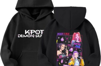 K Pop Demon Hunters Merch Hoodies Girls Boys Vintage Y2k Pullover