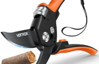 VOTREK 8.5″ Bypass Garden Secateurs for Weak Hands,