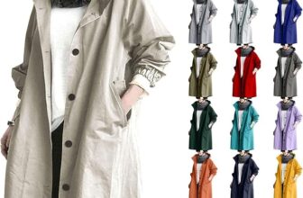 Lightweight Waterproof Jacket, Long Trench Coat For Women Uk