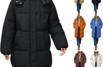Winter Jackets For Women UK Mid-lenght Down Puffer Coats Ladies
