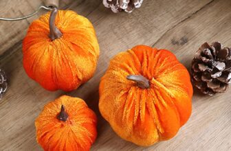 50% OFF 3pc Halloween Artificial Pumpkins Decor Lifelike Halloween Thanksgiving Pumpkin Decor No-Carve Simulation Pumpkin Set Indoor Outdoor Table Centerpiece Fall Porch Home Party Decoration 5pc optional (C)