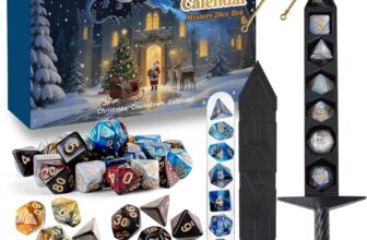 2025 Set Advent Calendar,Christmas D&D Polyhedral Dice