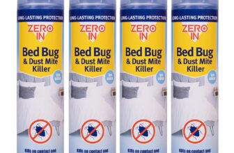 Zero In Bed Bug & Dust Mite Killer  – 300ml Multi Packs X4