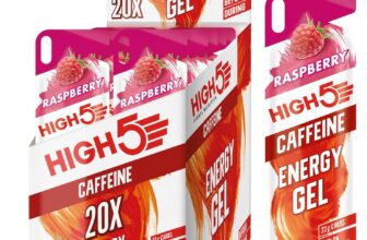 66% OFF HIGH5 Caffeine Gels Running (Raspberry, 20 x 40g)