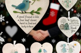 Heart-Shaped Sea Glass Friendship Decor