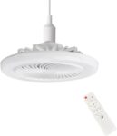Yucong LED Ceiling Fan Light with Remote-Light Fan Ceiling & Screw in Timing Fan Lighting