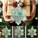 Snowflake-Shaped Sea Glass Friendship Decor