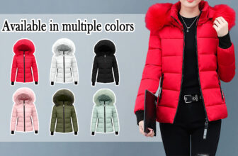 Winter Jacket Women’s Warm Short Quilted Jacket Women’s Lightweight Hooded Transition Jacket