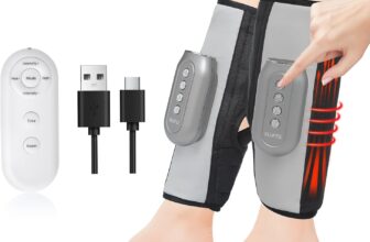 50% OFF Pair of Leg Massagers for Pain and Circulation with Heat Cordless Electric Calf Massagers with Remote Control