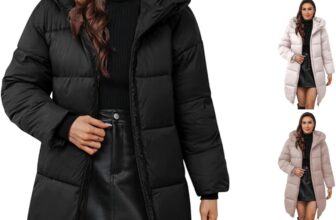 50% OFF Women’s Jackets Quilted Down Long-Lenght Puffer Coats Ladies Lightweight Plus Size Slim Trench Warm Outwear