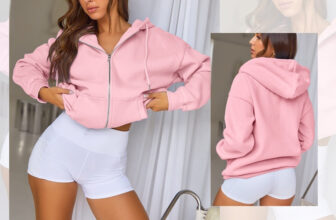 Nuoke Hoodies for Women UK Oversized Hoody Zip Up Sweatshirts Trendy Casual Loose Long Sleeve