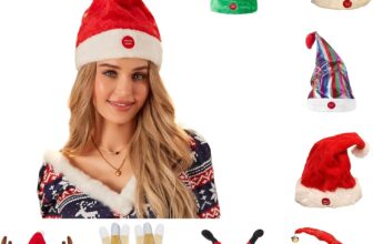 Sing and Dancing Electric Christmas Hats