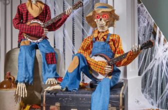 Halloween Dueling Banjo Skeletons Country Skeleton Musicians Figurine