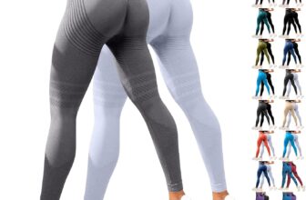 FGUUTYM Leggings Womens High Waist Yoga – 2 Pack Black Tummy Control Stretchy Pants Ladies Black Sport Stretchy Gym Trousers Regular Plus Size Yogapants for Fitness Yoga Running S-3Xl