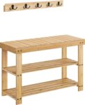 50% OFF SONGMICS Coat Rack Shoe Bench Set