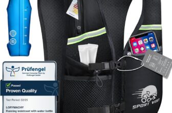 55% OFF Running Vest with Water Bottle – Ultralight Running Vest Men