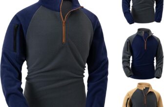 Mens Sweatshirts With Collar, Half Zip Sweater Pullover For Training Clothes Slim Fit Windproof Sportswear Soft Comfy Activewear Tactical Fleece Sportswear Outdoor Combat Pullover Tops