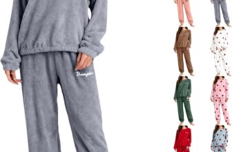 omens Pyjamas Set Fluffy Fleece Pyjamas Winter Warm Loungewear Soft Cozy Nightwear Ladies 2 Piece Pjs Sets Soft Comfy Christmas Pajamas