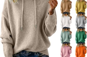 50% OFF Hoodies for Women UK Winter Lightweight Sweater Jumpers Soft Comfortable Long Sleeves Plain Pullover Solid Color Casual Neck Tops Clothing Fashion Slim Fit Fall Outfits