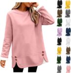 ladies jumpers,jumpers for women uk,warm fluff hooded round neck long sleeved sweatshirt pullover for home wear,