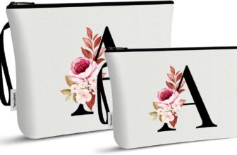 50% OFF Vavabox 2 Pcs Initial Toiletry Bags Set