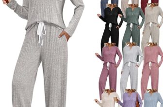 ZJKESDIOAW Womens Pyjamas Wear Sets For Women Uk Womens 2 Piece Fall Outfits