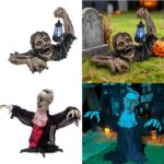 Animated Halloween Decorations Realistic Zombie Props