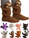 3D Knit Animal Socks 2026 New Novelty Sock for Christmas Decorations Birthday Halloween Christmas Gifts for Women Men
