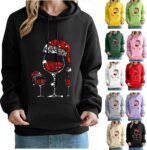 50% OFF Womens Christmas Sweatshirt Christmas Graphic Long Sleeve Shirts Xmas
